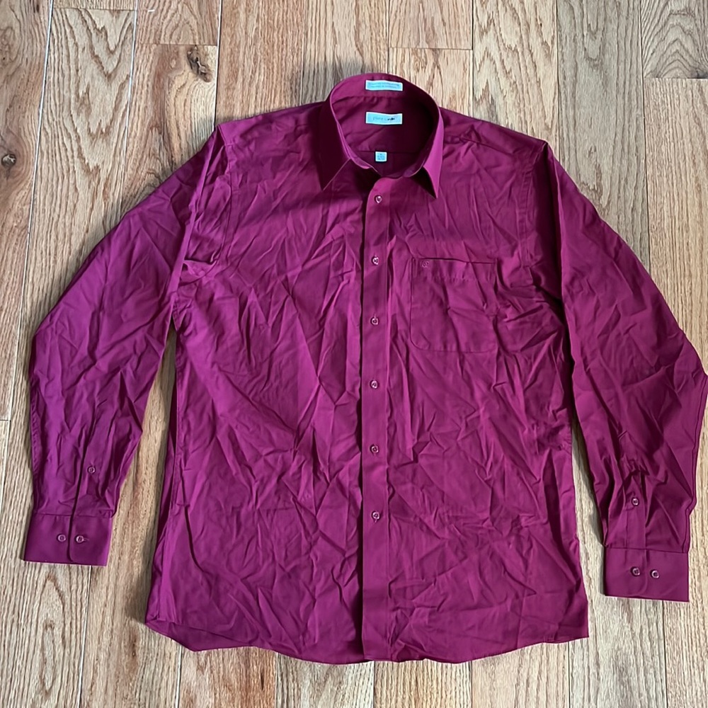 Mens Pierre Cardin Button Down Dress Shirt Size: M (15-15.5)